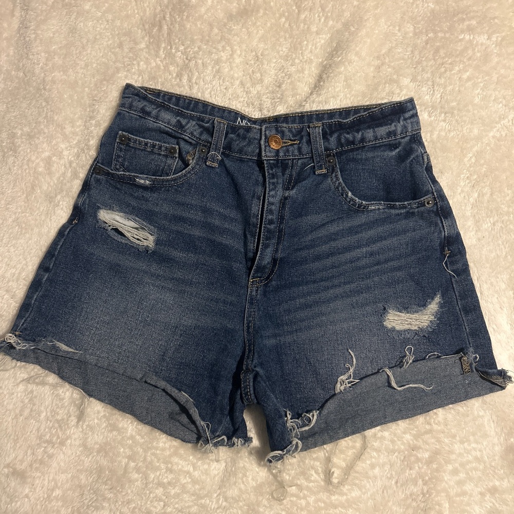 Denim shorts